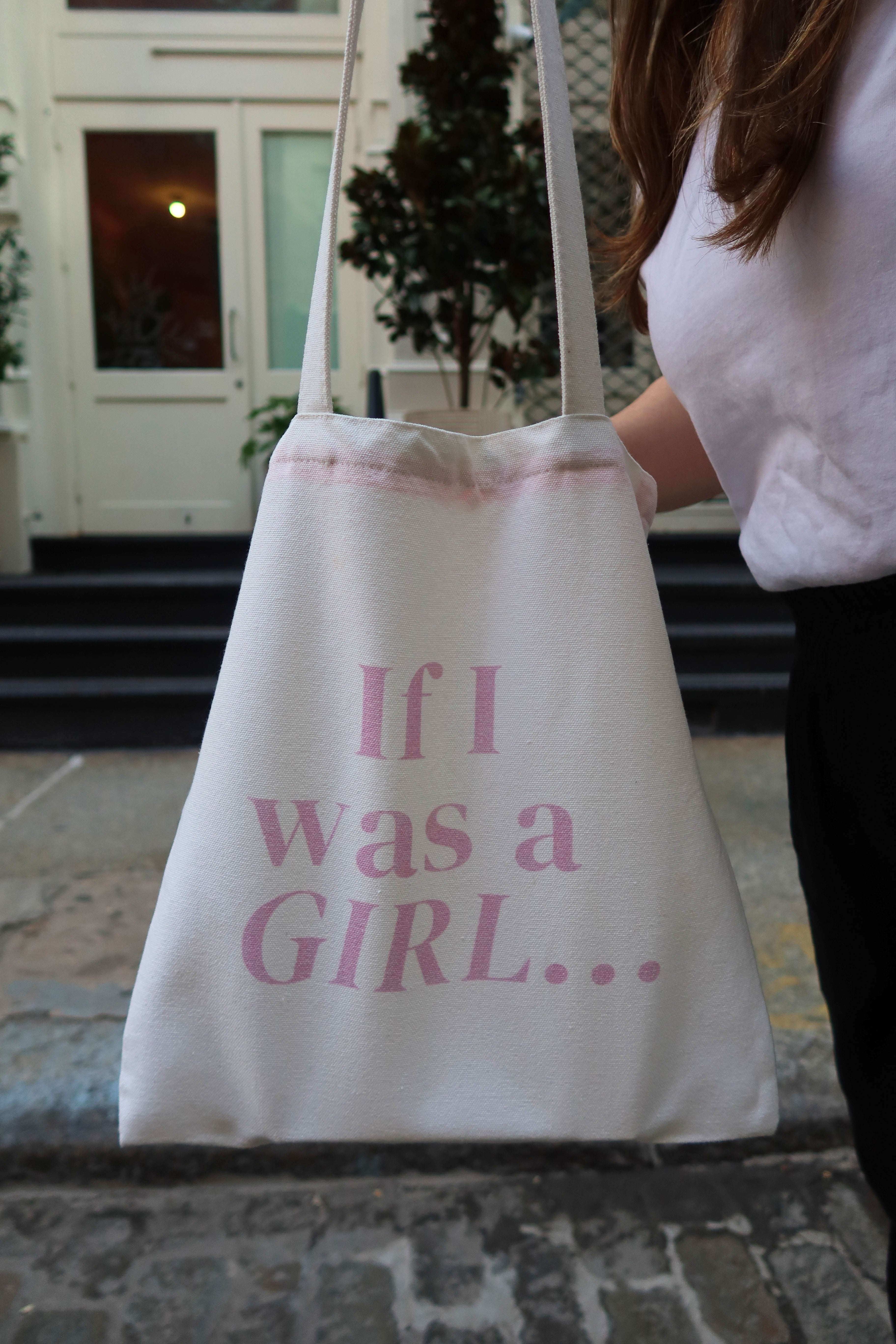 “If I Was a Girl” Tote Bag